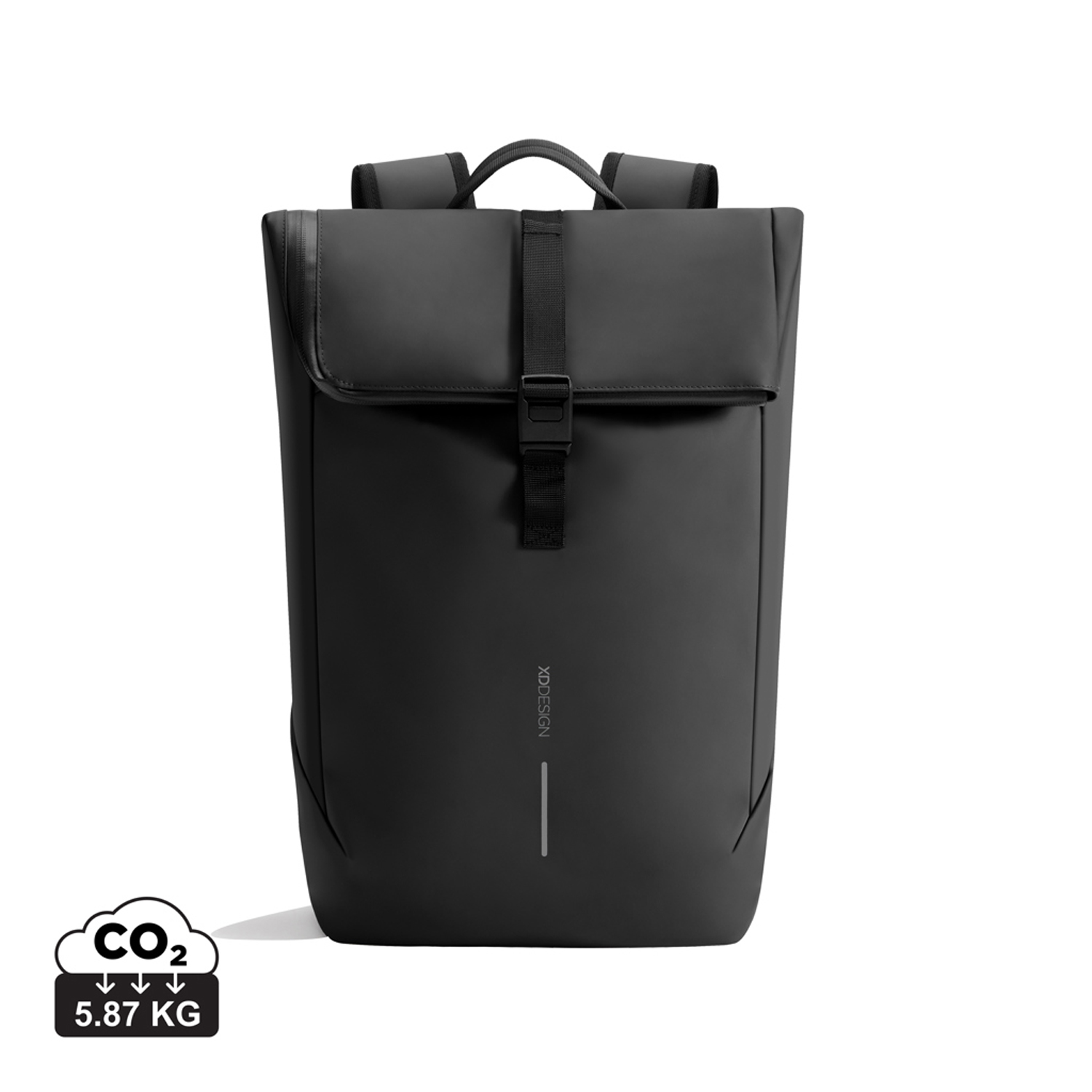 Антикражный водонепроницаемый рюкзак Urban Flap-Top, черный