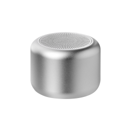 Беспроводная колонка Пэшн (Passion) 80dB 600 mAh (Bluetooth 5.0), серебряная