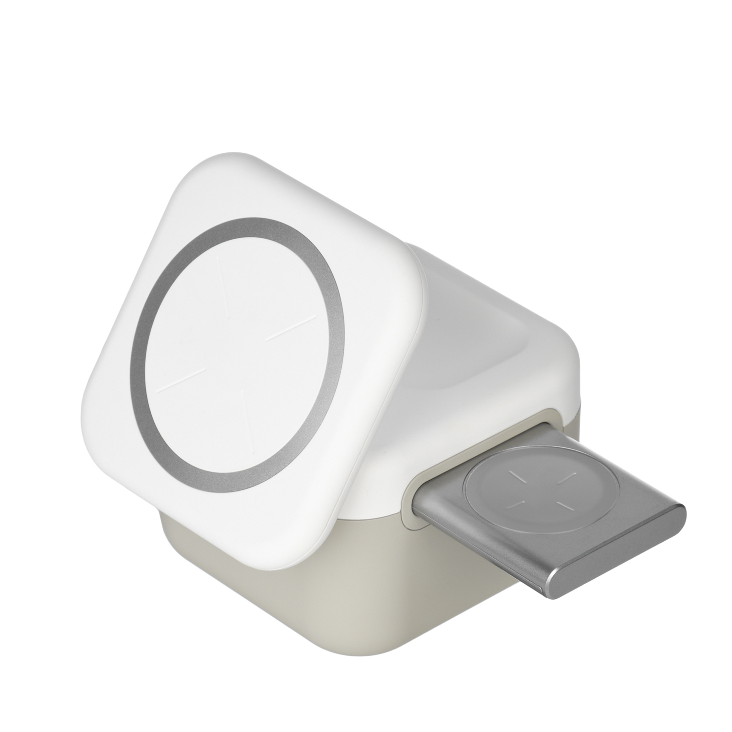 Беспроводная зарядная станция 3в1 15W Куб (Cube Wireless Magnetic)