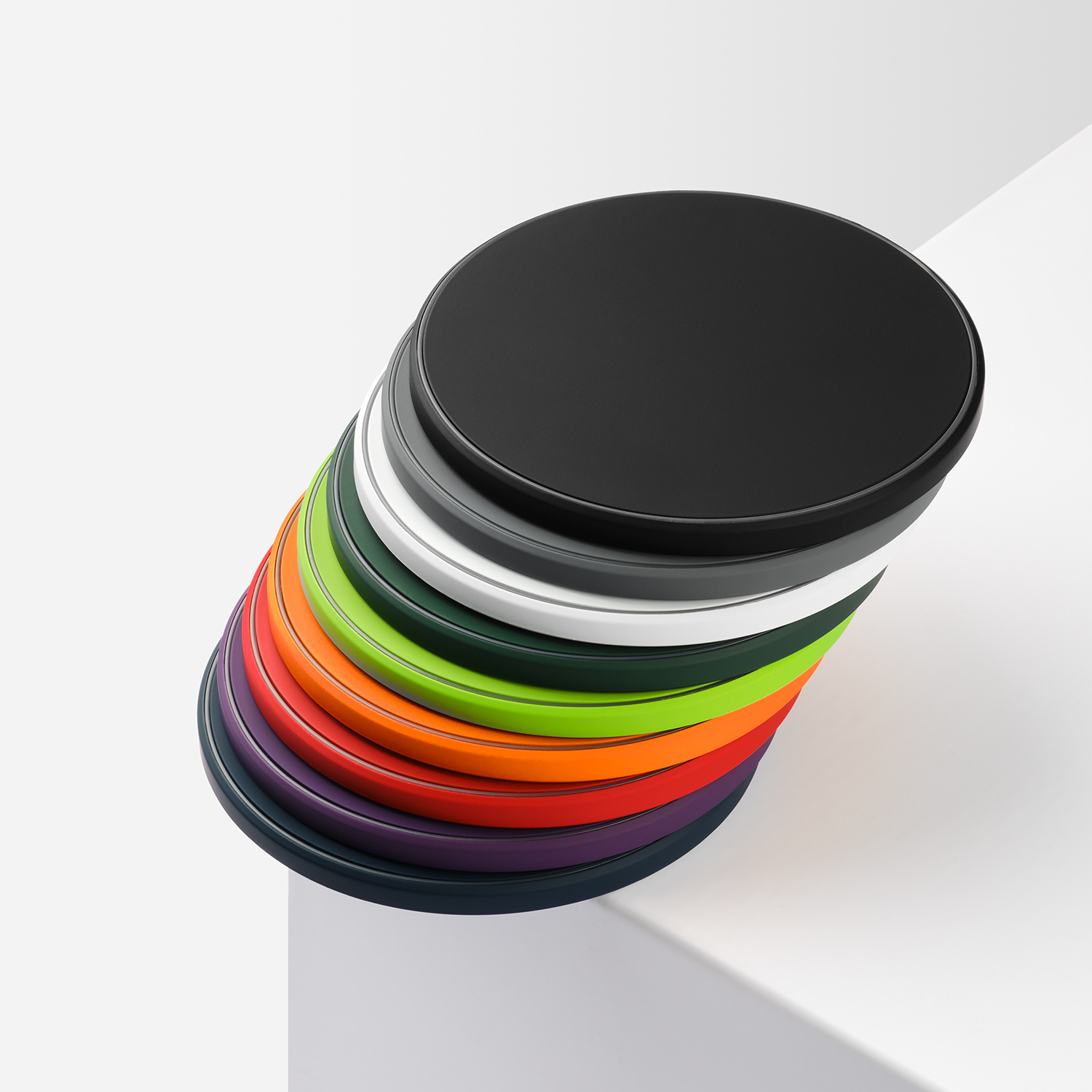 Беспроводное зарядное устройство с подсветкой 15W Аурис (Auris), синее