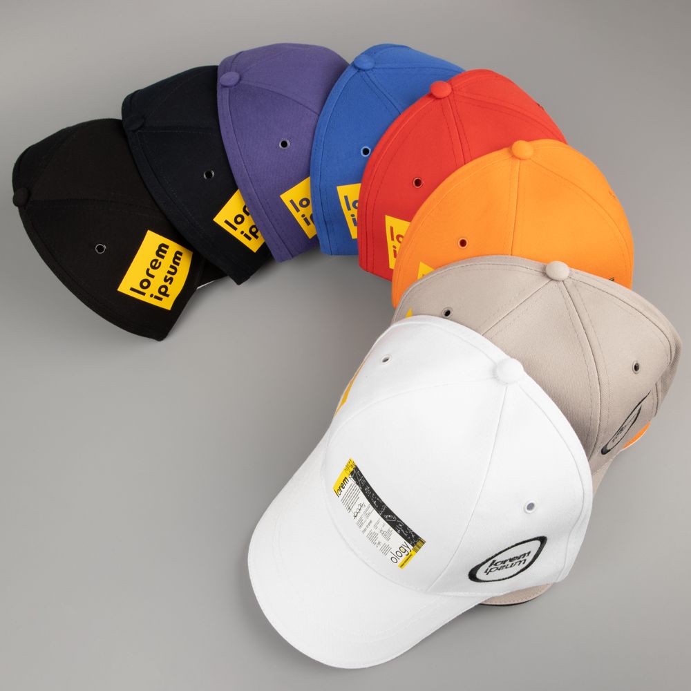 Бейсболка Canopy, красная с белым кантом