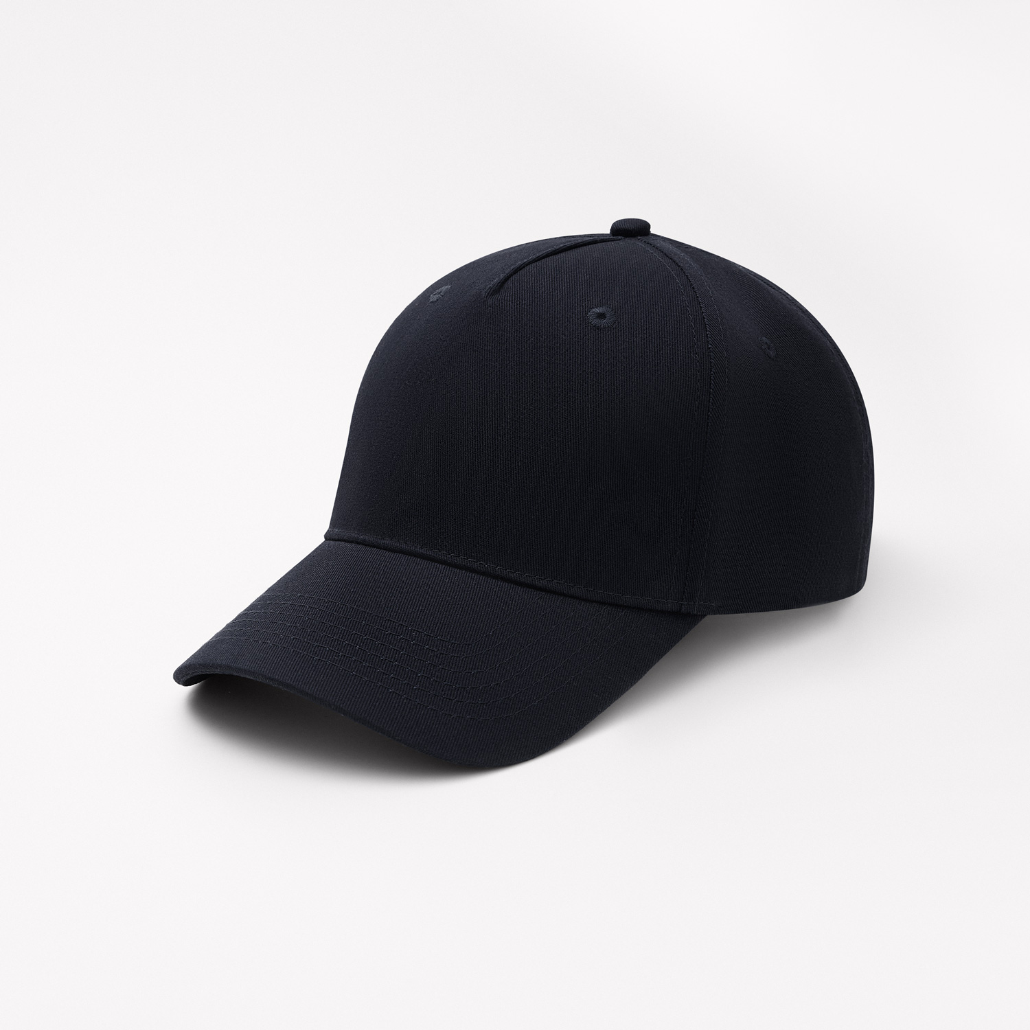 Бейсболка Фит (Fit), 5 клиньев, черный