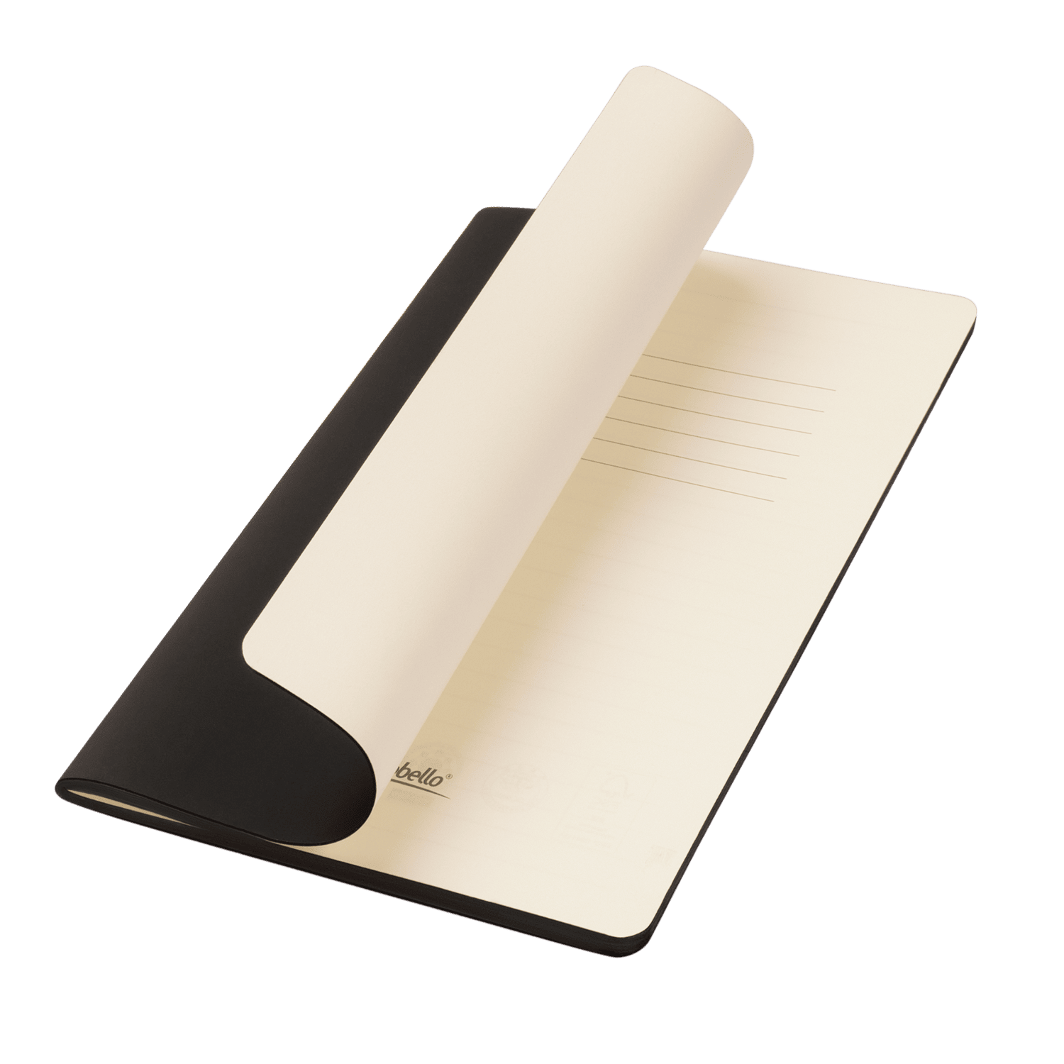 Блокнот Альфа Слим (Alpha slim), черный