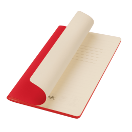 Блокнот Альфа Слим (Alpha slim), красный