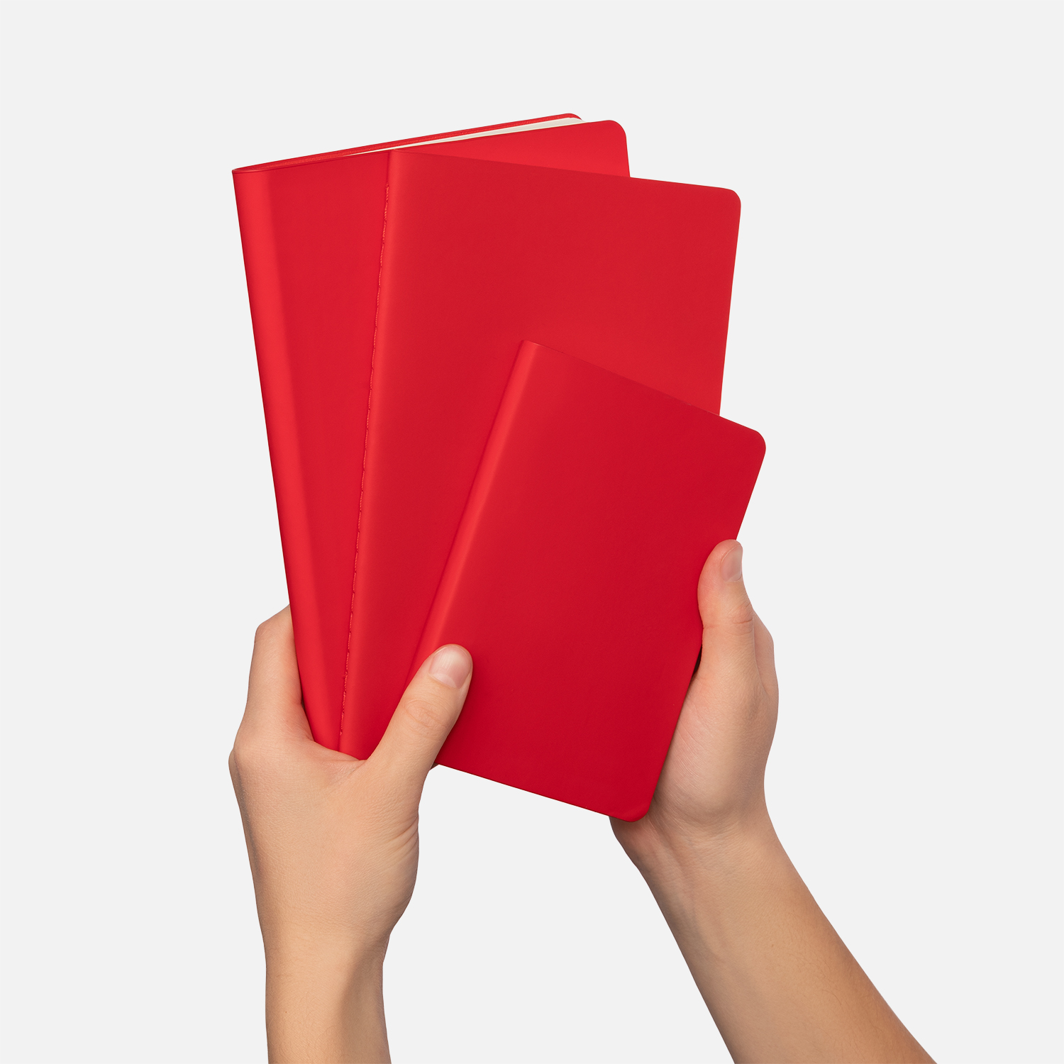 Блокнот Альфа Слим (Alpha slim), красный