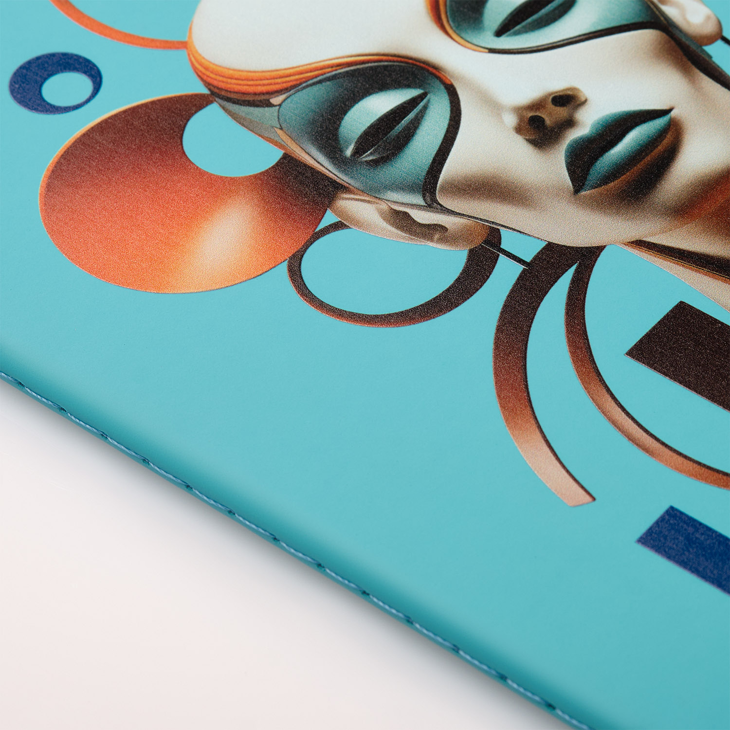 Блокнот Альфа Слим (Alpha slim), лазурный