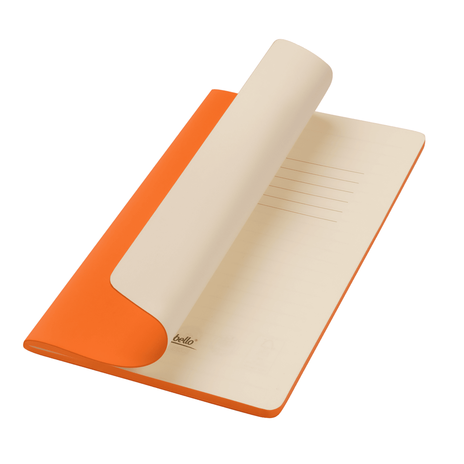 Блокнот Альфа Слим (Alpha slim), оранжевый