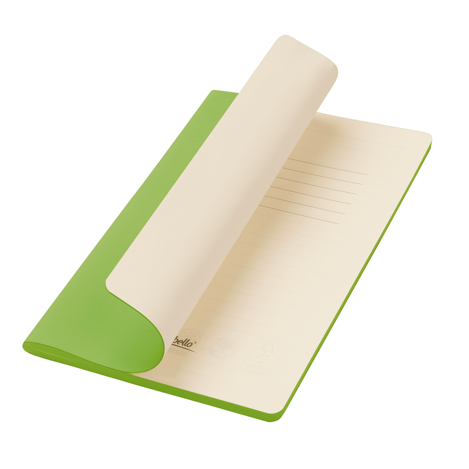 Блокнот Альфа Слим (Alpha slim), салатовый