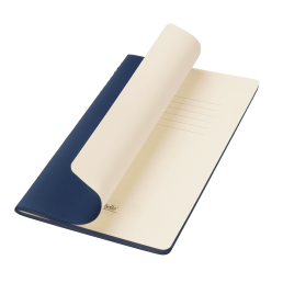 Блокнот Альфа Слим (Alpha slim), синий