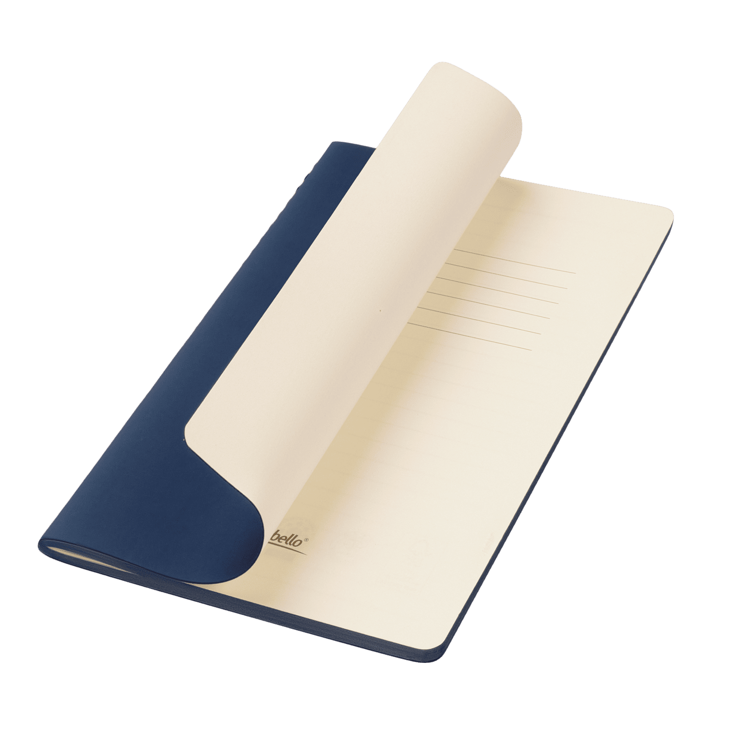 Блокнот Альфа Слим (Alpha slim), синий