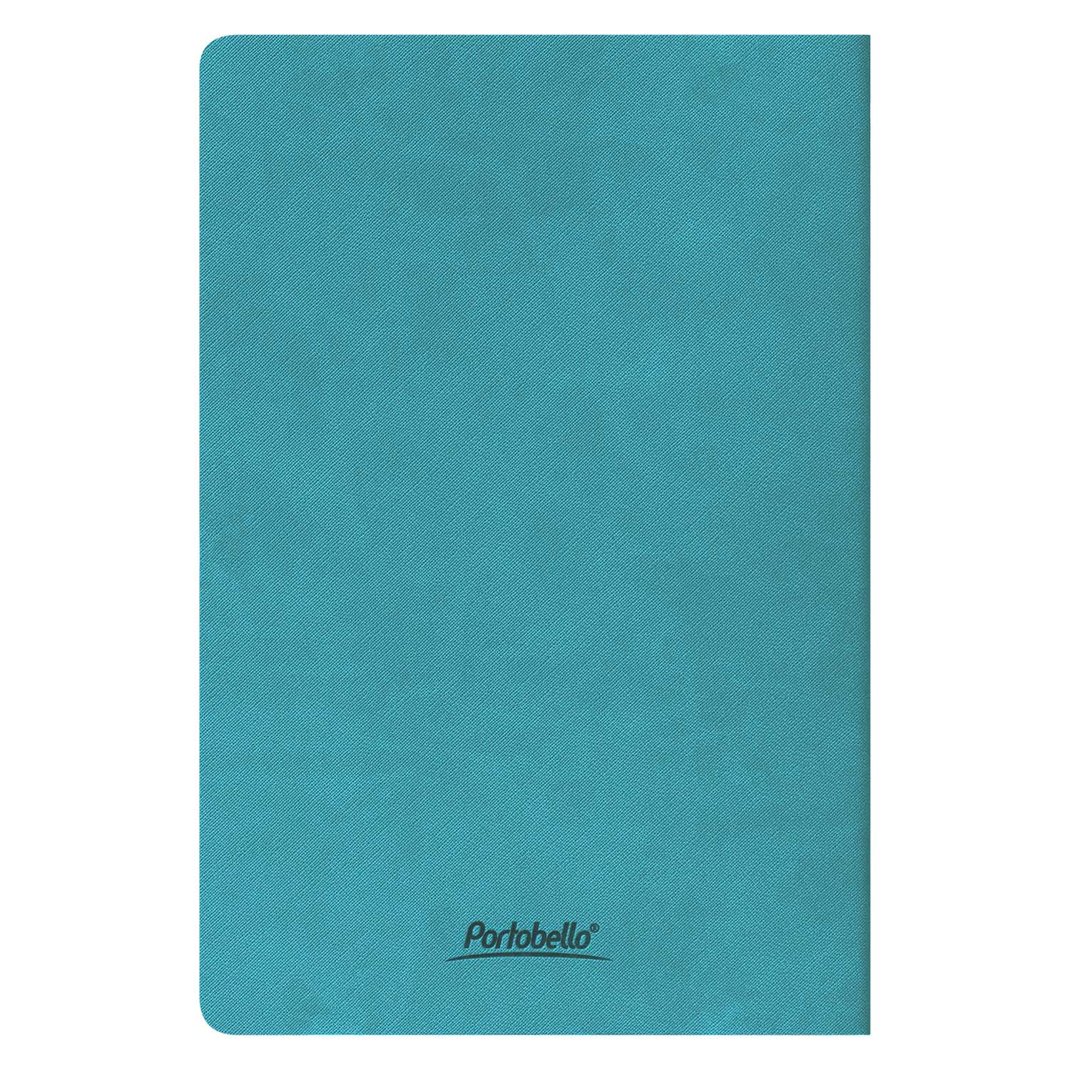 Блокнот Корса слим (Corsa slim), бирюзовый