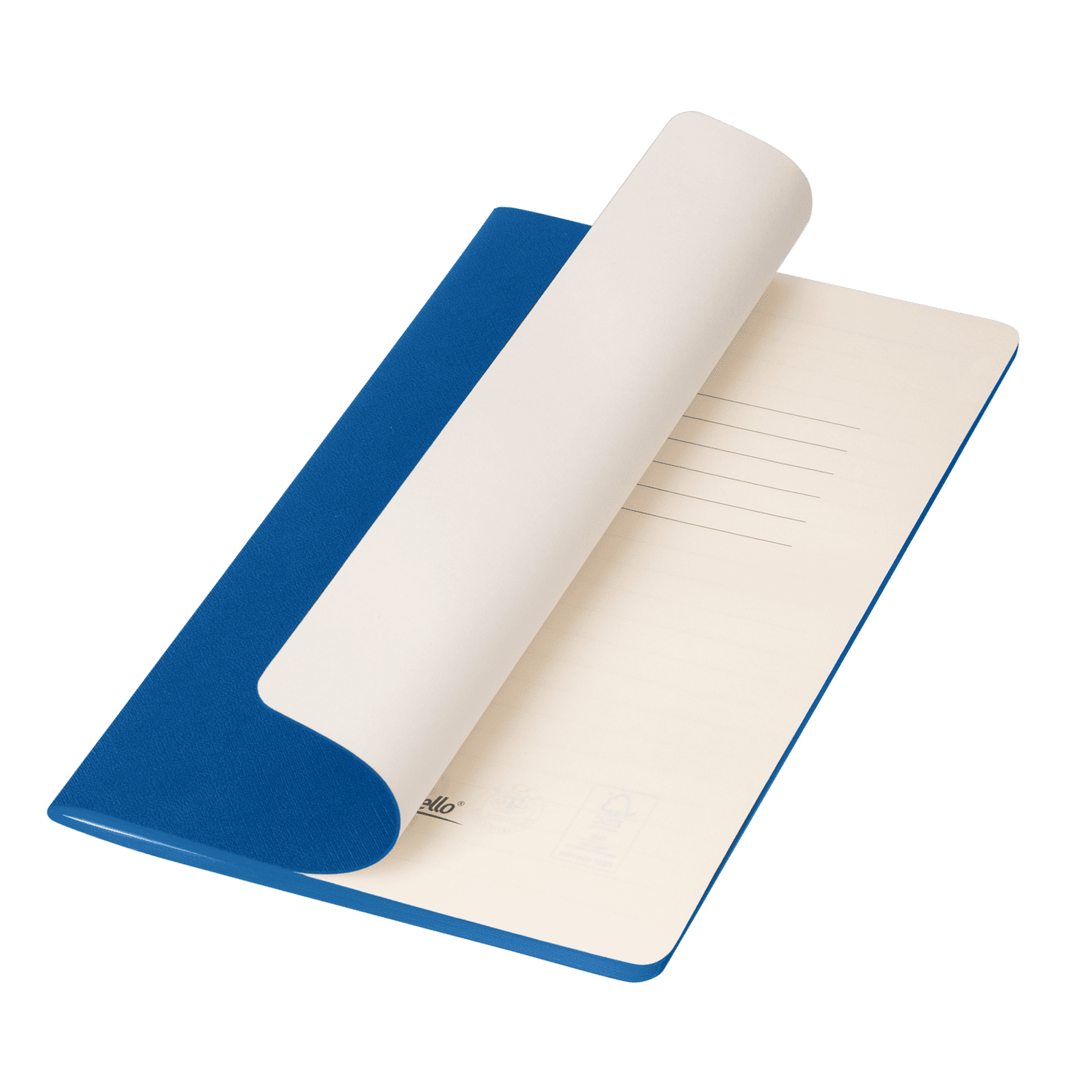 Блокнот Корса слим (Corsa slim), ярко-синий