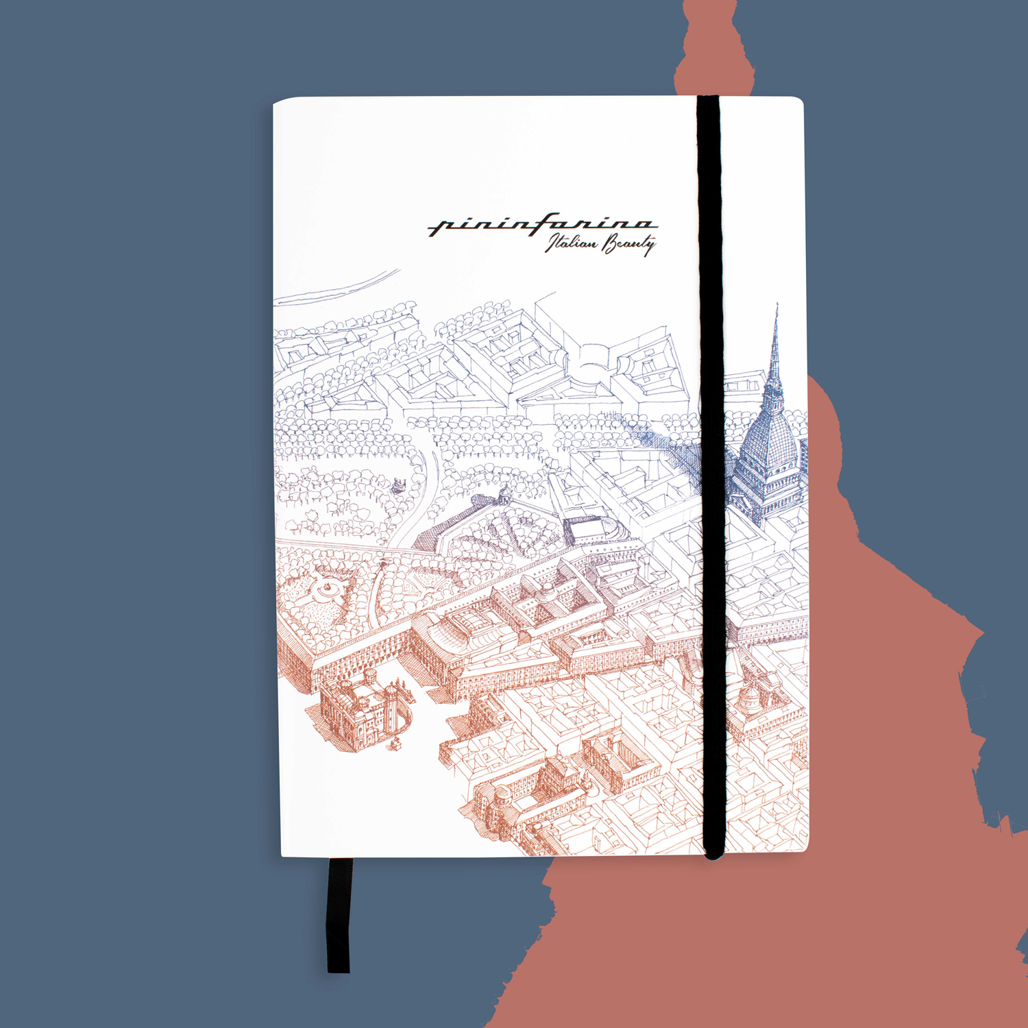 Блокнот линованный Pininfarina ITALIAN BEAUTY TORINO из каменной бумаги, А5