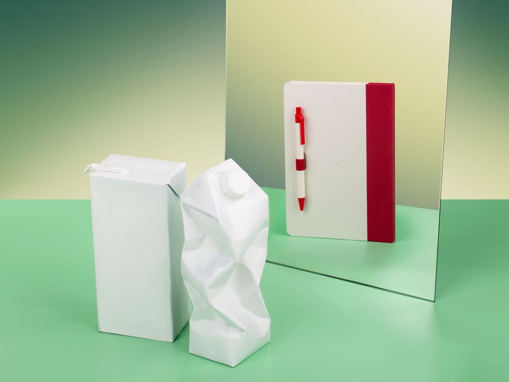 Блокнот MilkMake, красный