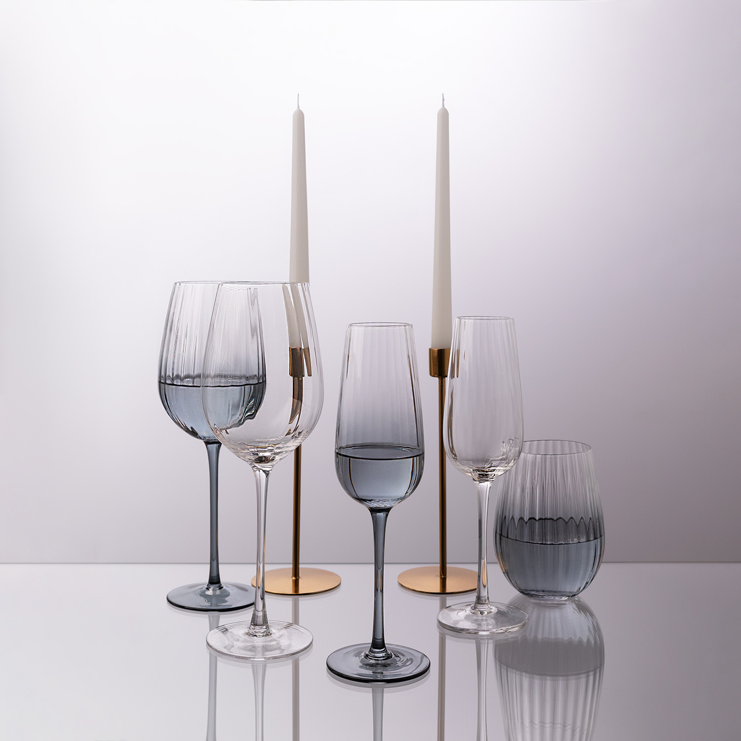 Бокал для шампанского Бланш (Blanche), прозрачный