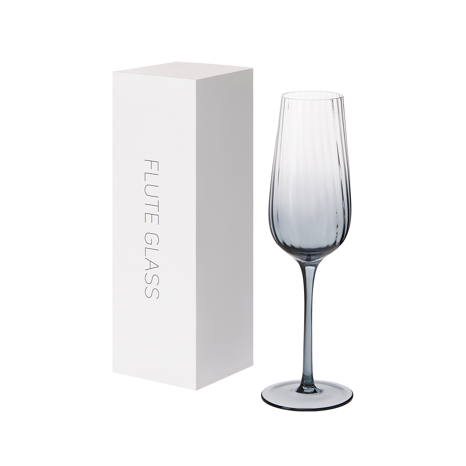 Бокал для шампанского Мансера (Mancera), градиент серый