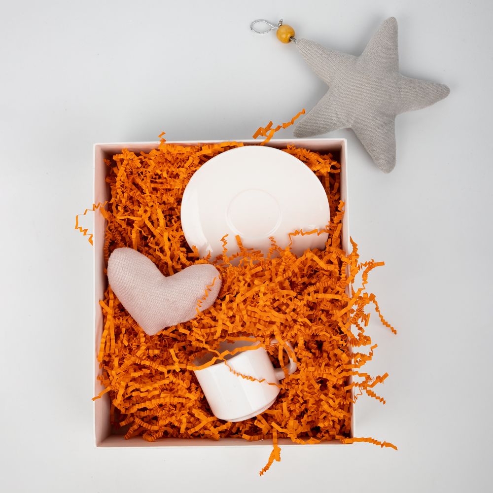 Бумажный наполнитель Chip, оранжевый