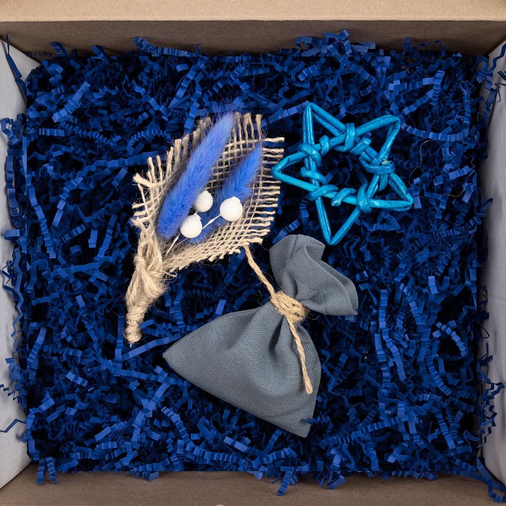 Бумажный наполнитель Chip, темно-синий