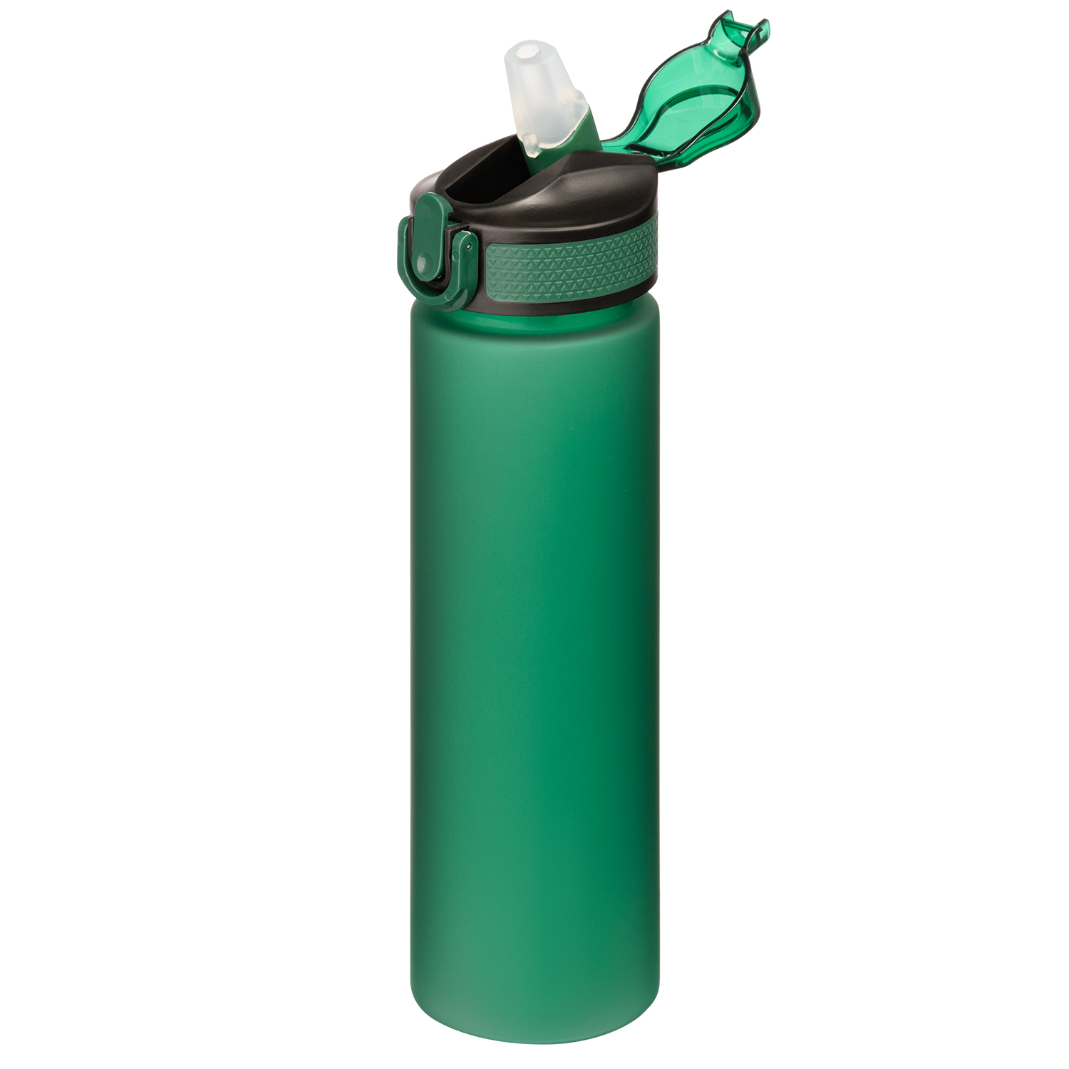 Бутылка для воды Флип (Flip), темно-зеленая