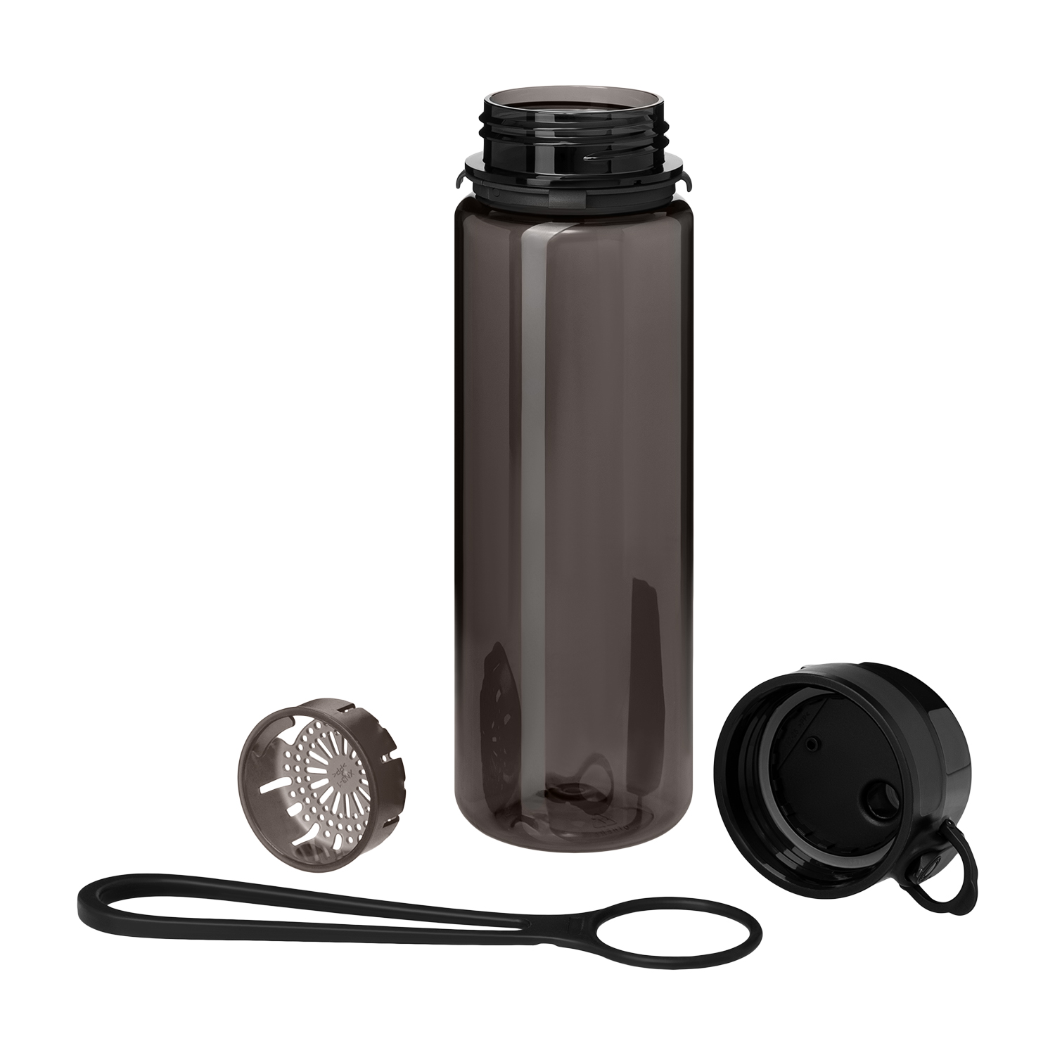 Бутылка для воды Комо (Como), черная