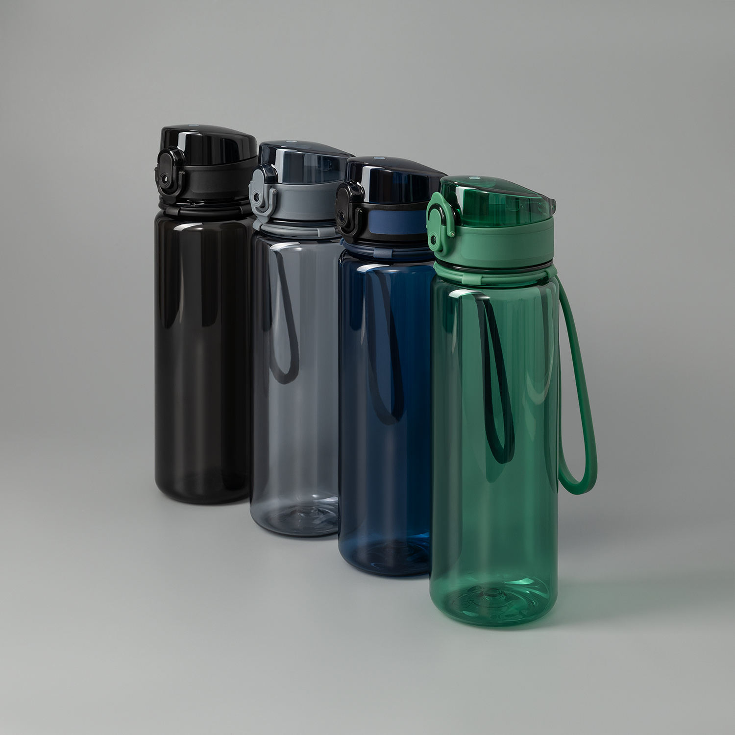 Бутылка для воды Комо (Como), черная