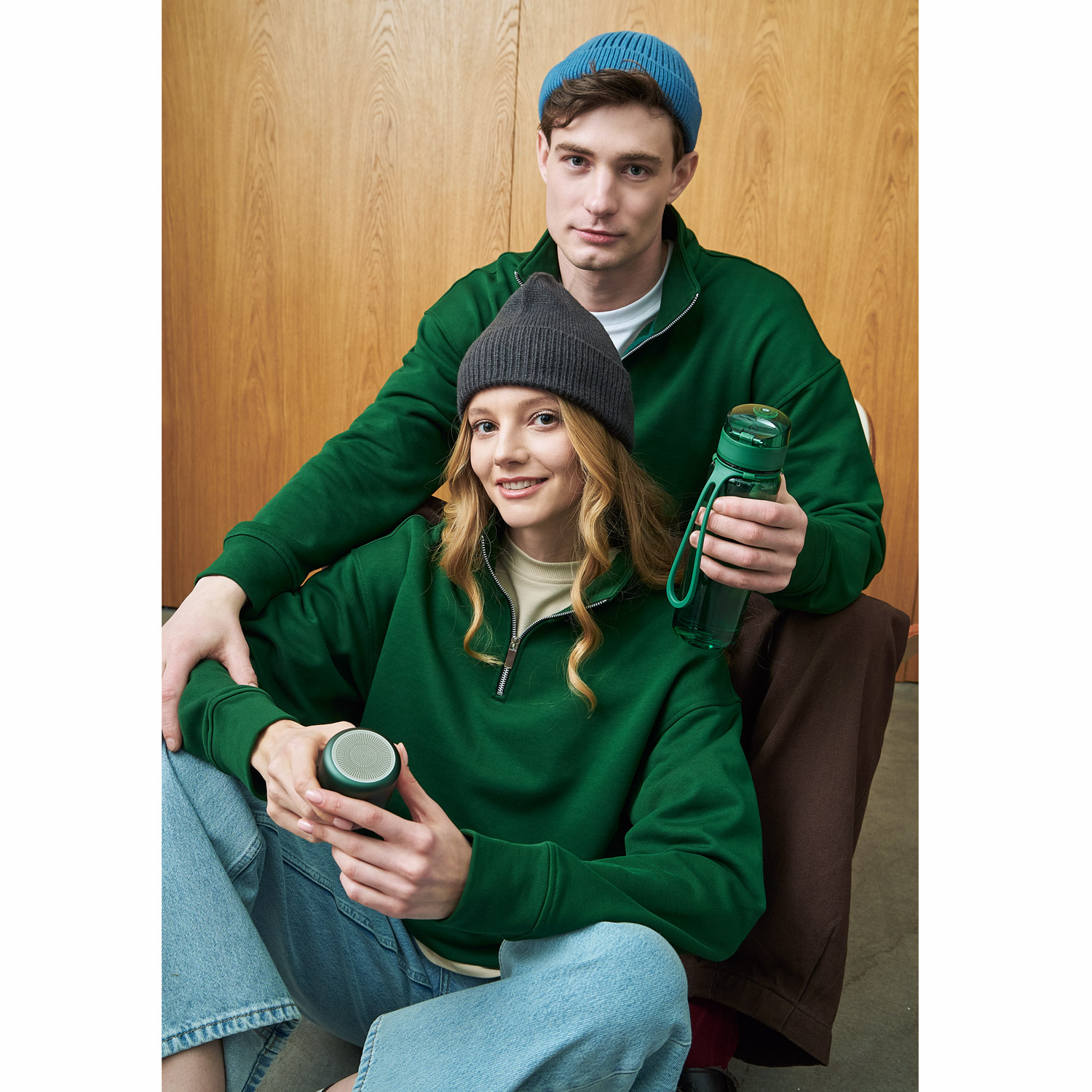 Бутылка для воды Комо (Como), зеленая