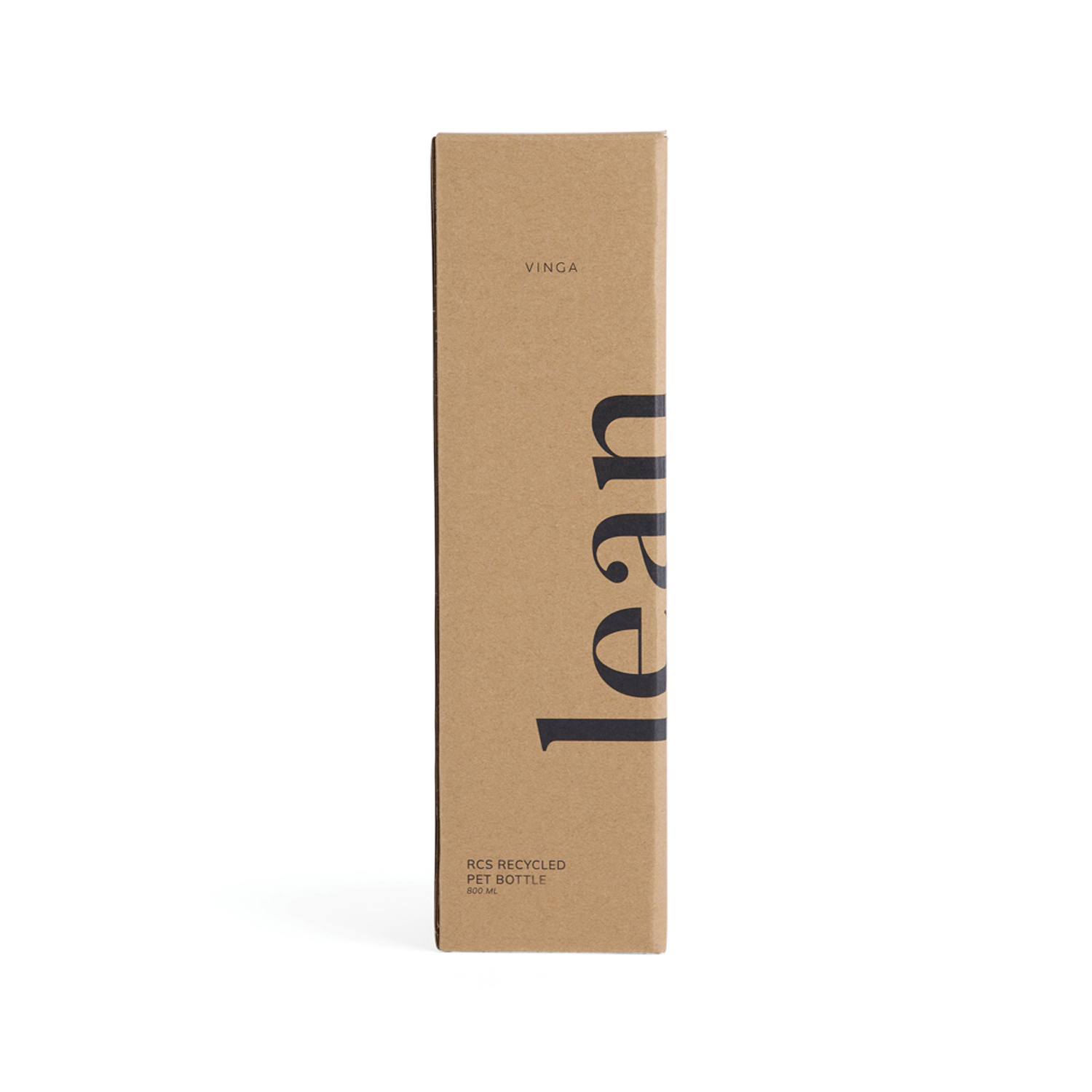 Бутылка для воды VINGA Lean из rPET RCS, 800 мл
