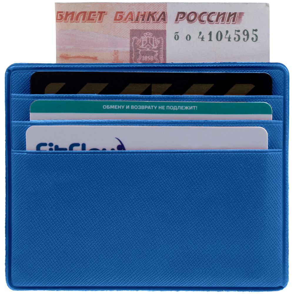 Чехол для карточек Devon, ярко-синий