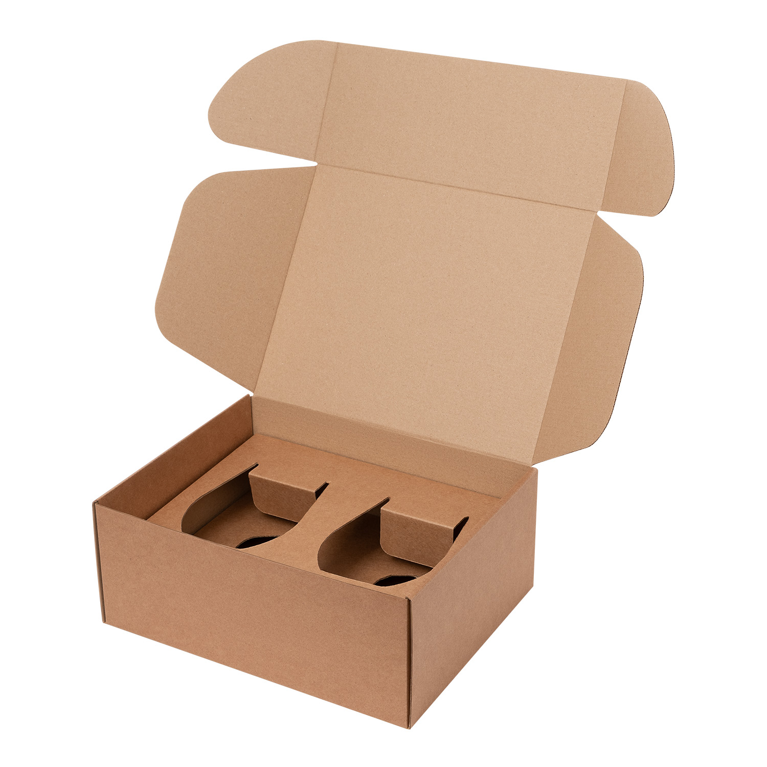 Доп. ложемент под 2 стакана для воды (для рифленого стекла) в малую коробку (арт. 21001.020)