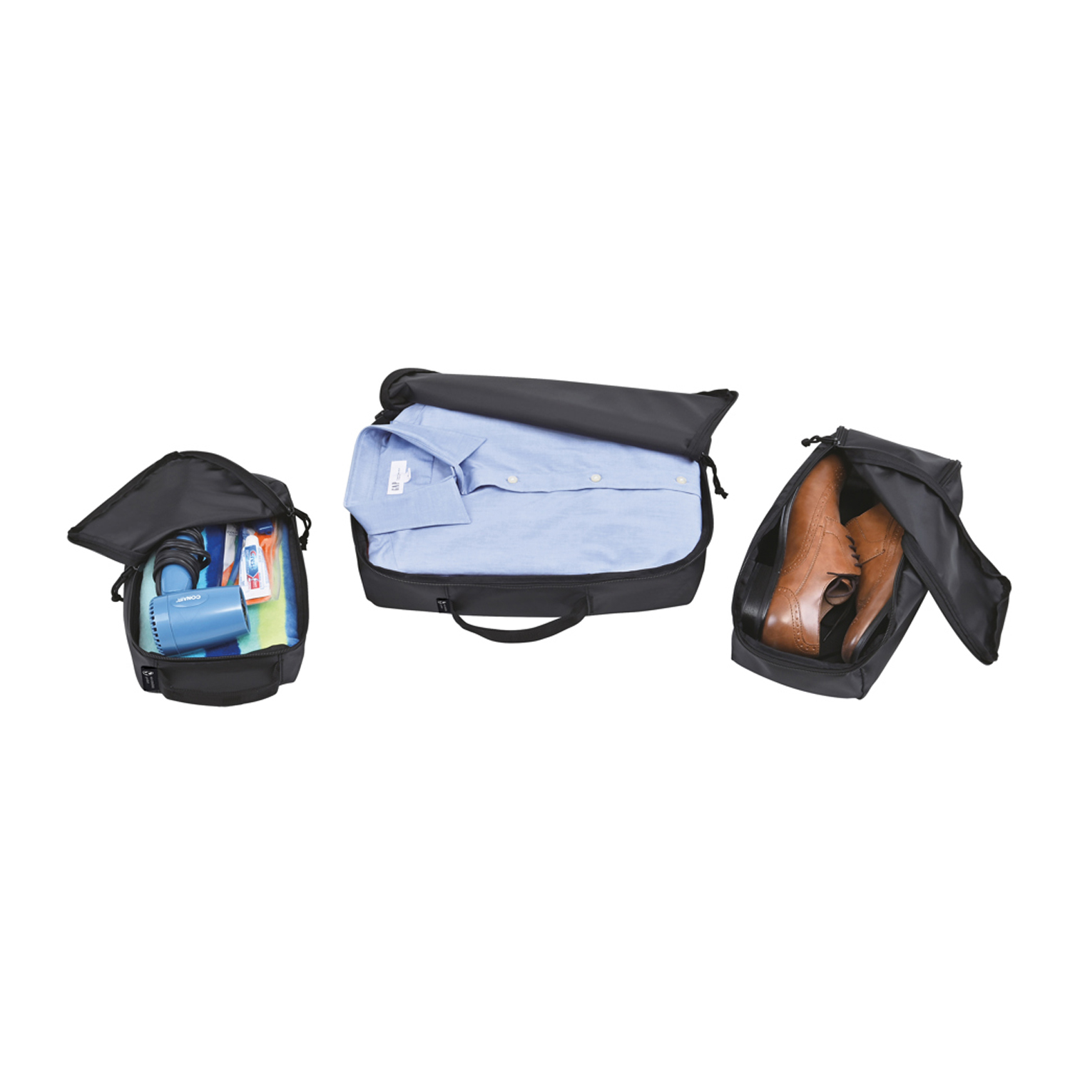 Дорожные органайзеры Renew из rPET AWARE™, 3 шт.