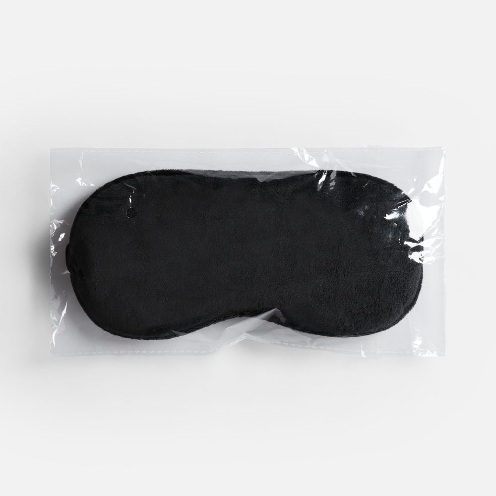Двухстороняя маска для сна Veluto, черная