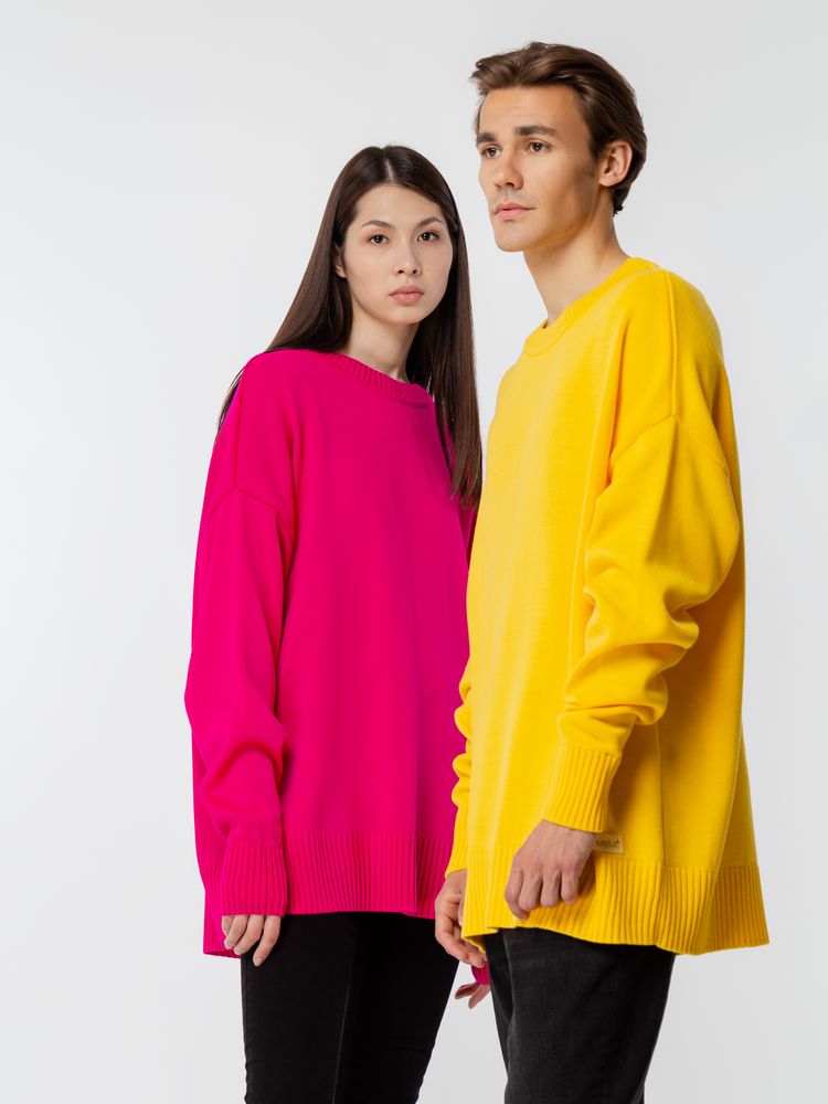 Джемпер оверсайз унисекс Stated в сумке, желтый