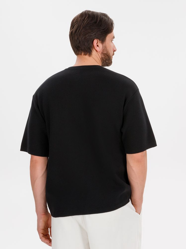 Джемпер с коротким рукавом Siluetti Volumica, черный