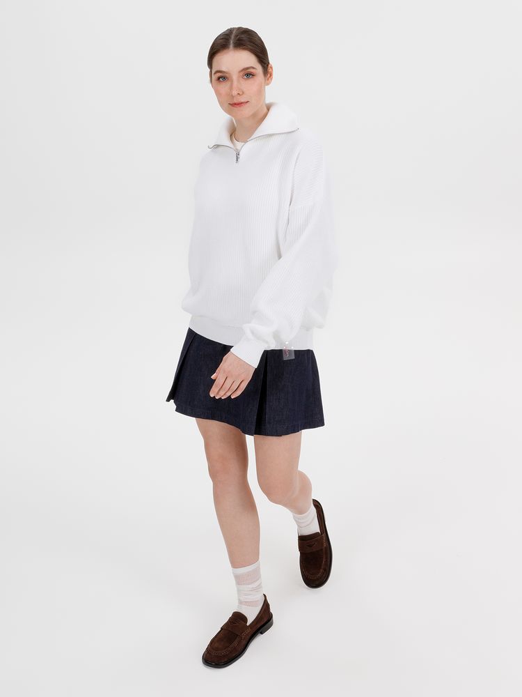 Джемпер Siluetti Birne, молочно-белый