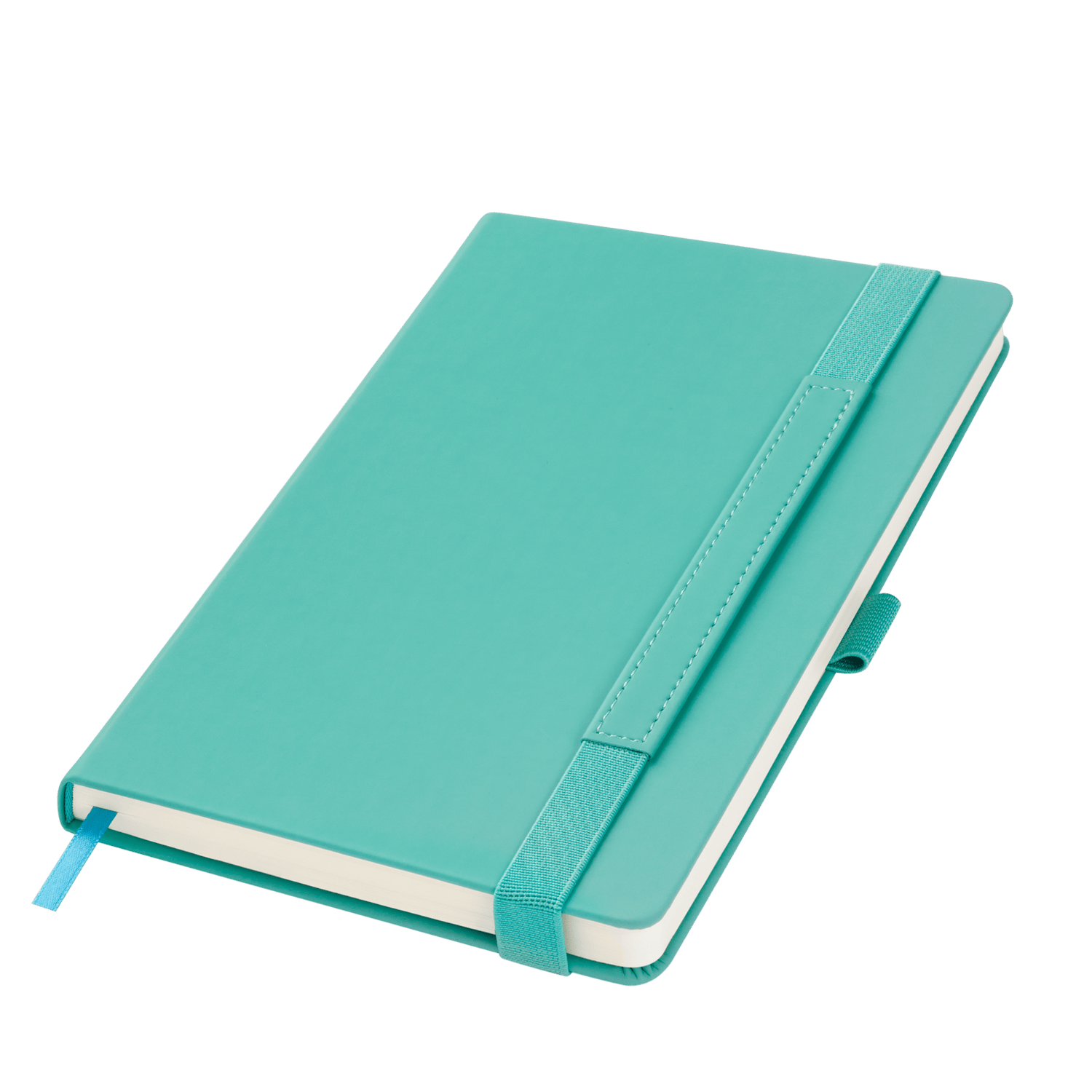 Ежедневник Альфа (Alpha) недатированный, бирюзовый/серый