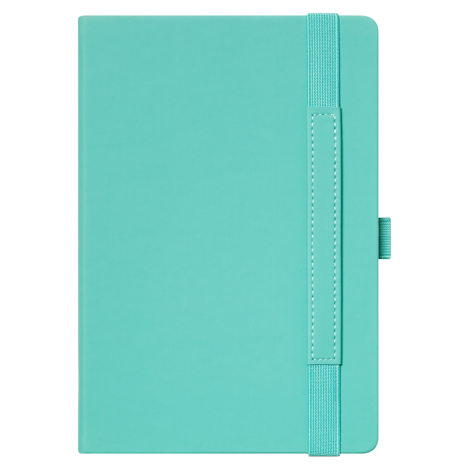 Ежедневник Альфа (Alpha) недатированный, бирюзовый/серый