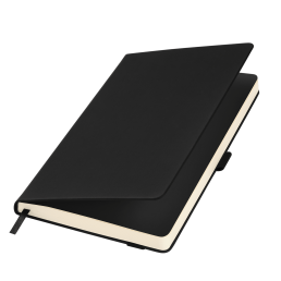 Ежедневник Альфа (Alpha) недатированный, черный/черный