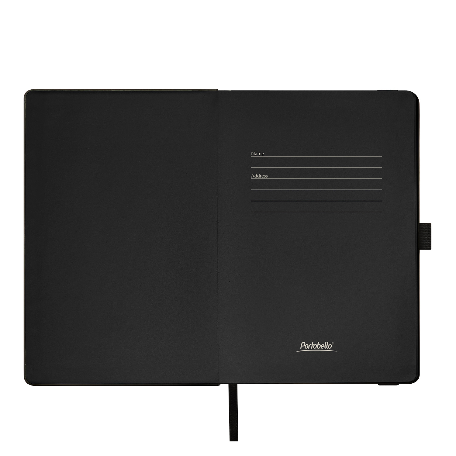 Ежедневник Альфа (Alpha) недатированный, черный/черный