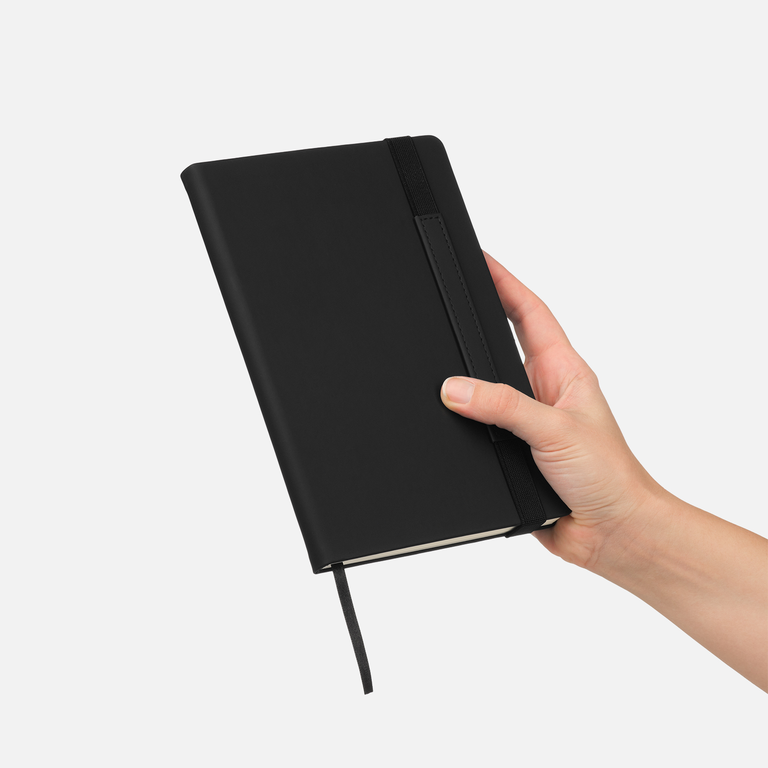 Ежедневник Альфа (Alpha) недатированный, черный/черный