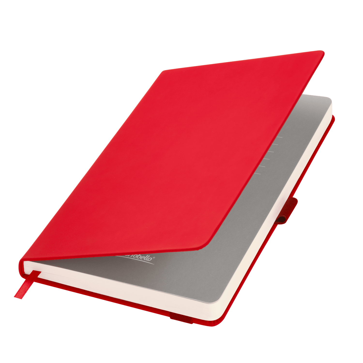 Ежедневник Альфа (Alpha) недатированный, красный/серый