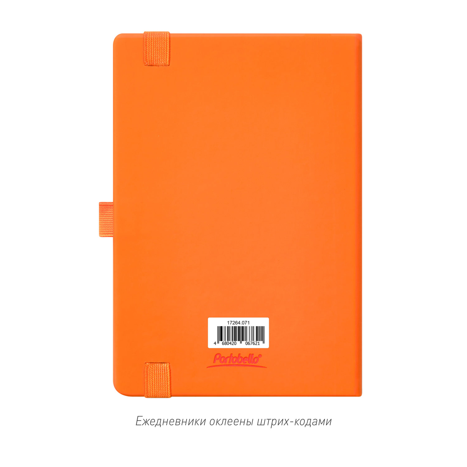 Ежедневник Альфа (Alpha) недатированный, оранжевый/оранжевый