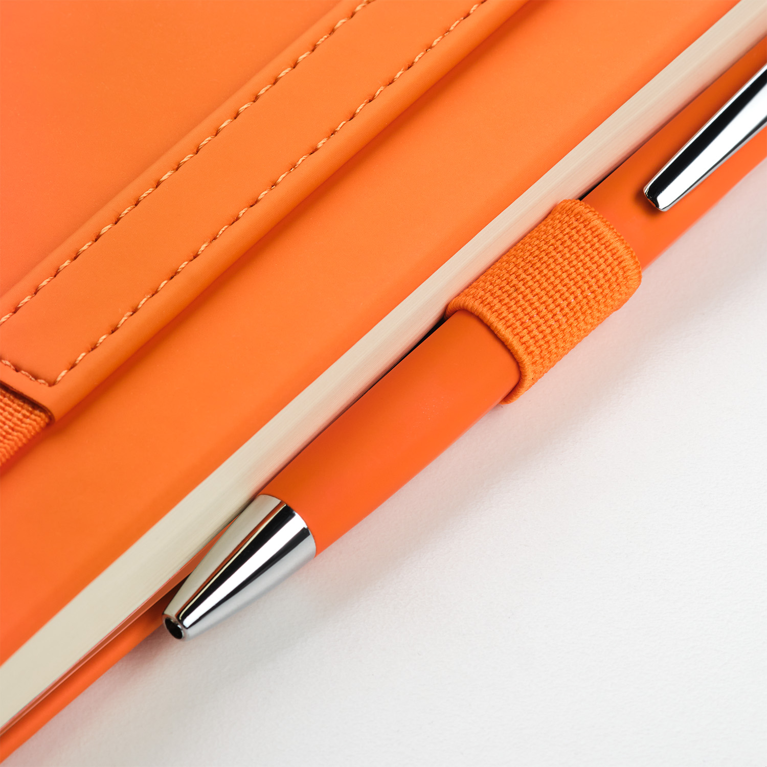 Ежедневник Альфа (Alpha) недатированный, оранжевый/оранжевый