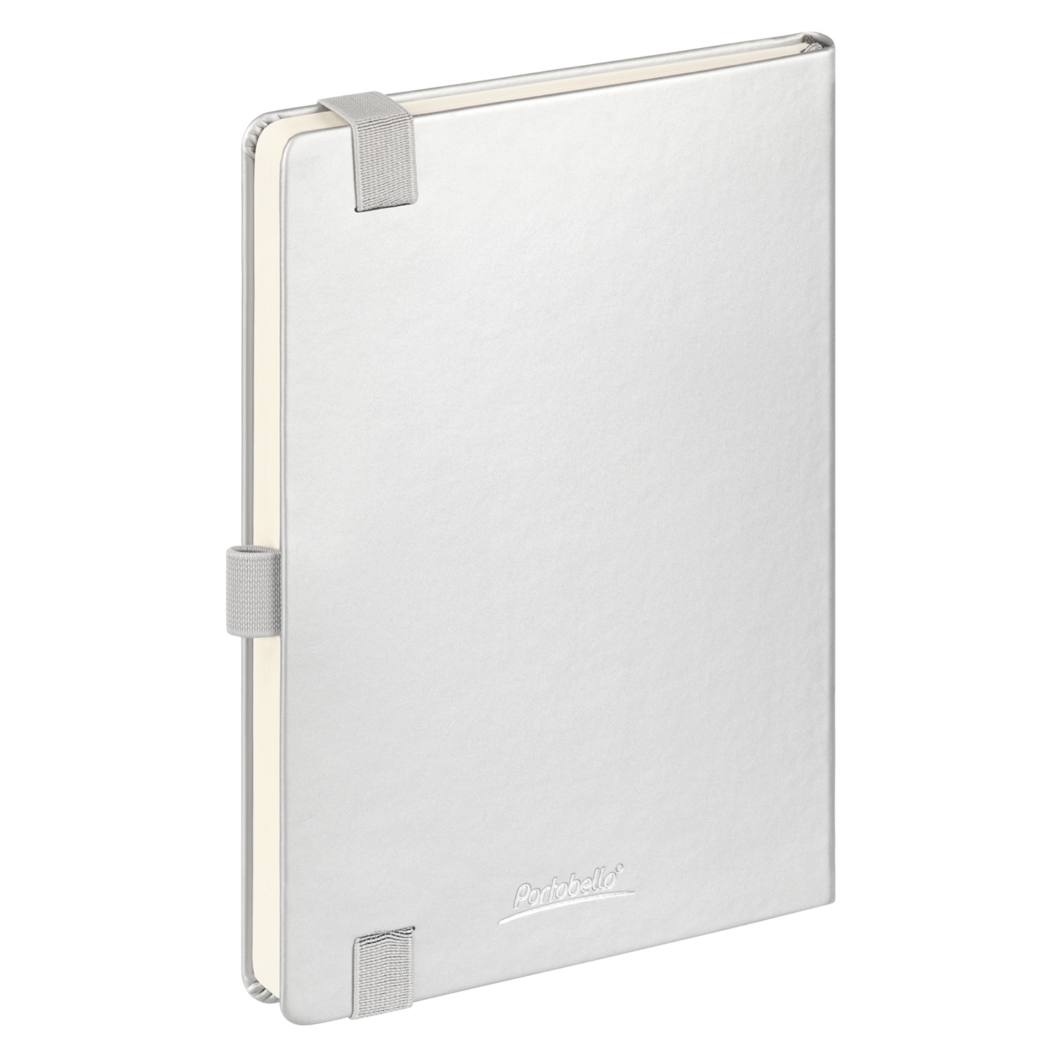 Ежедневник Альфа (Alpha) недатированный, серебро/серый