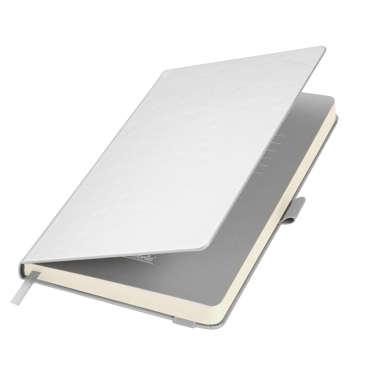 Ежедневник Альфа (Alpha) недатированный, серебро/серый