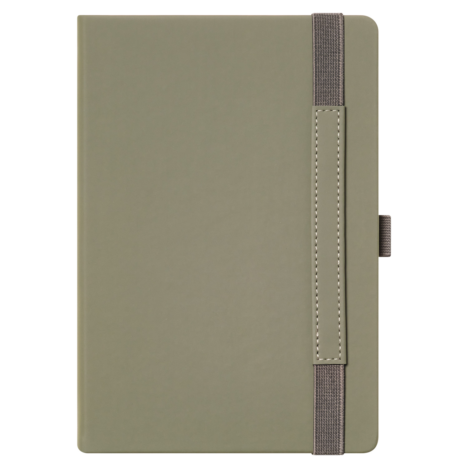 Ежедневник Альфа (Alpha) недатированный, серый/бирюзовый