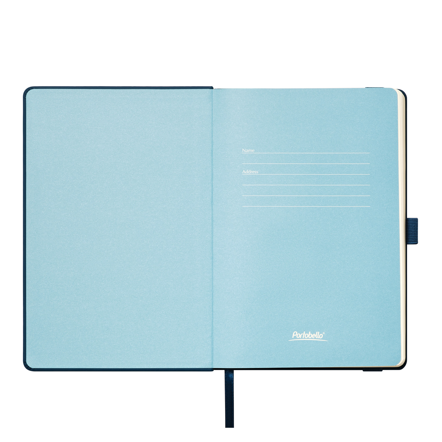 Ежедневник Альфа (Alpha) недатированный, синий/голубой