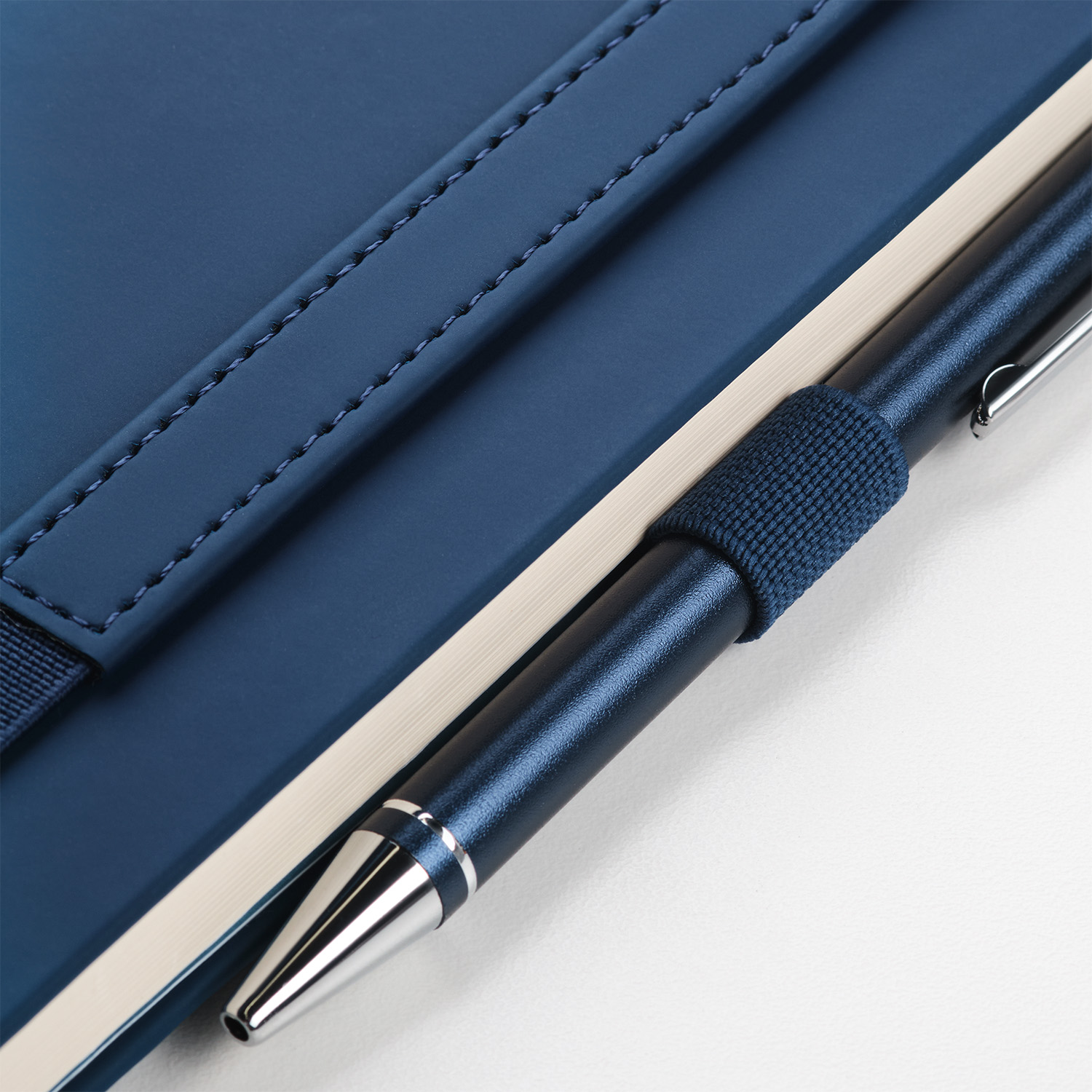 Ежедневник Альфа (Alpha) недатированный, синий/голубой