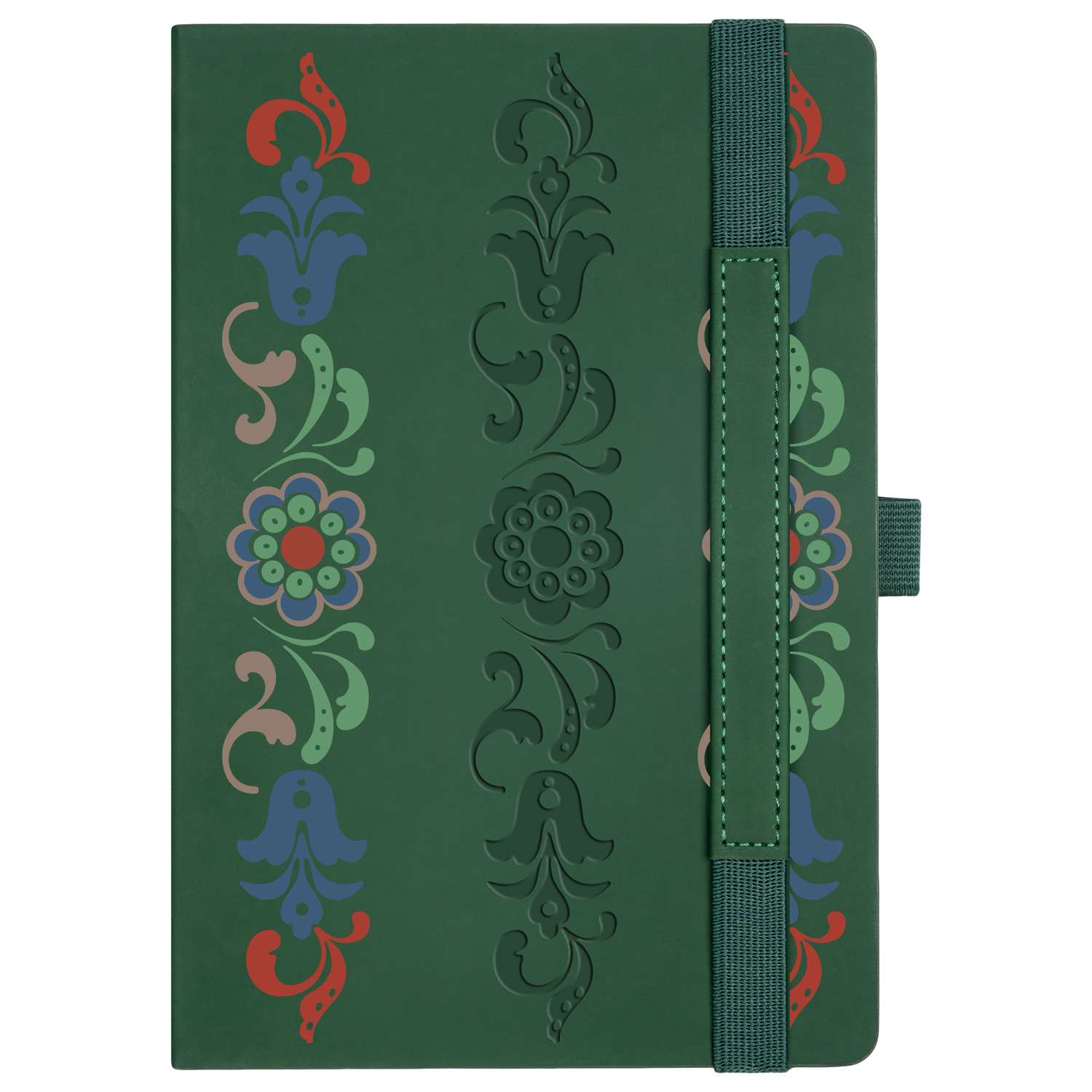 Ежедневник Альфа (Alpha) недатированный, зеленый/оливковый