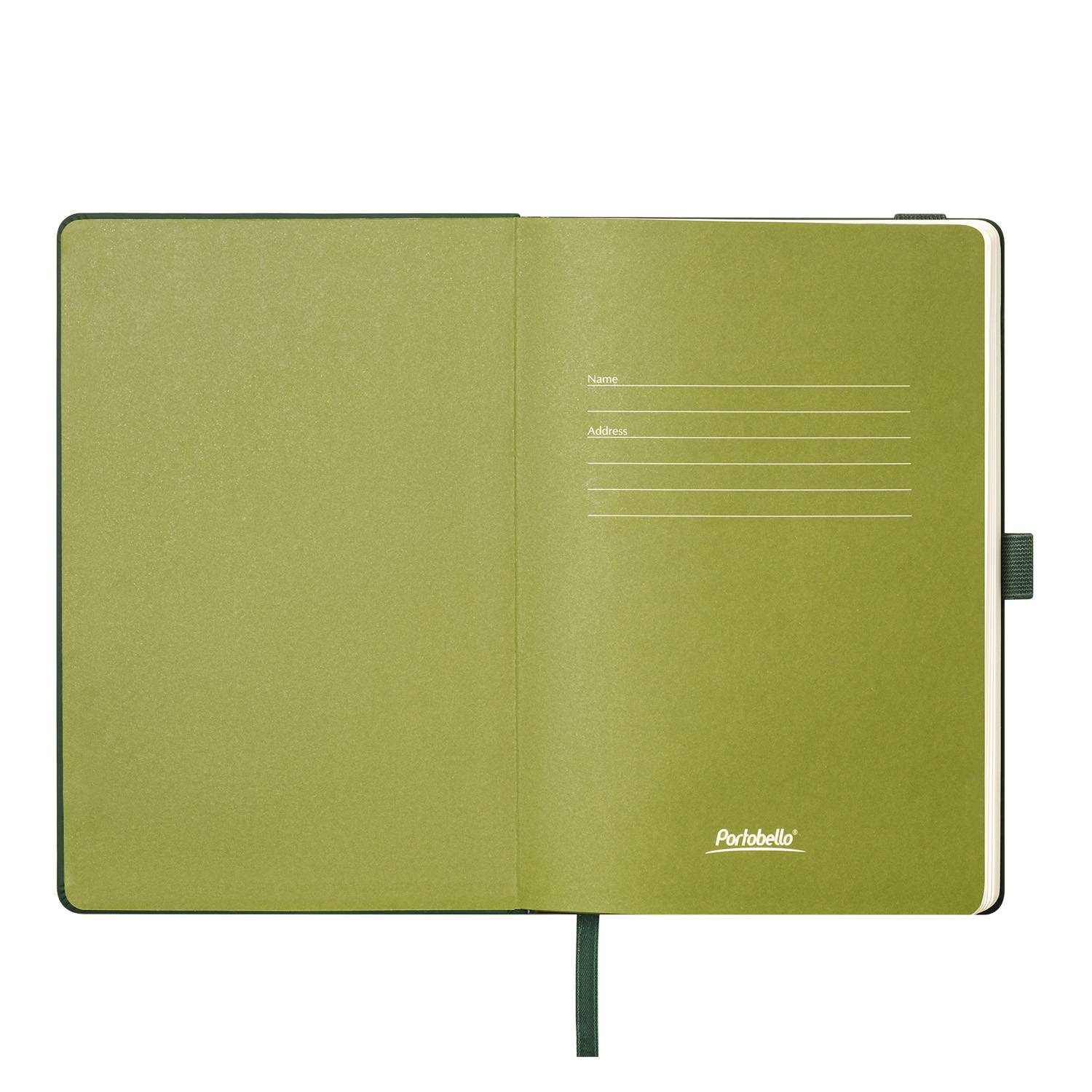 Ежедневник Альфа (Alpha) недатированный, зеленый/оливковый