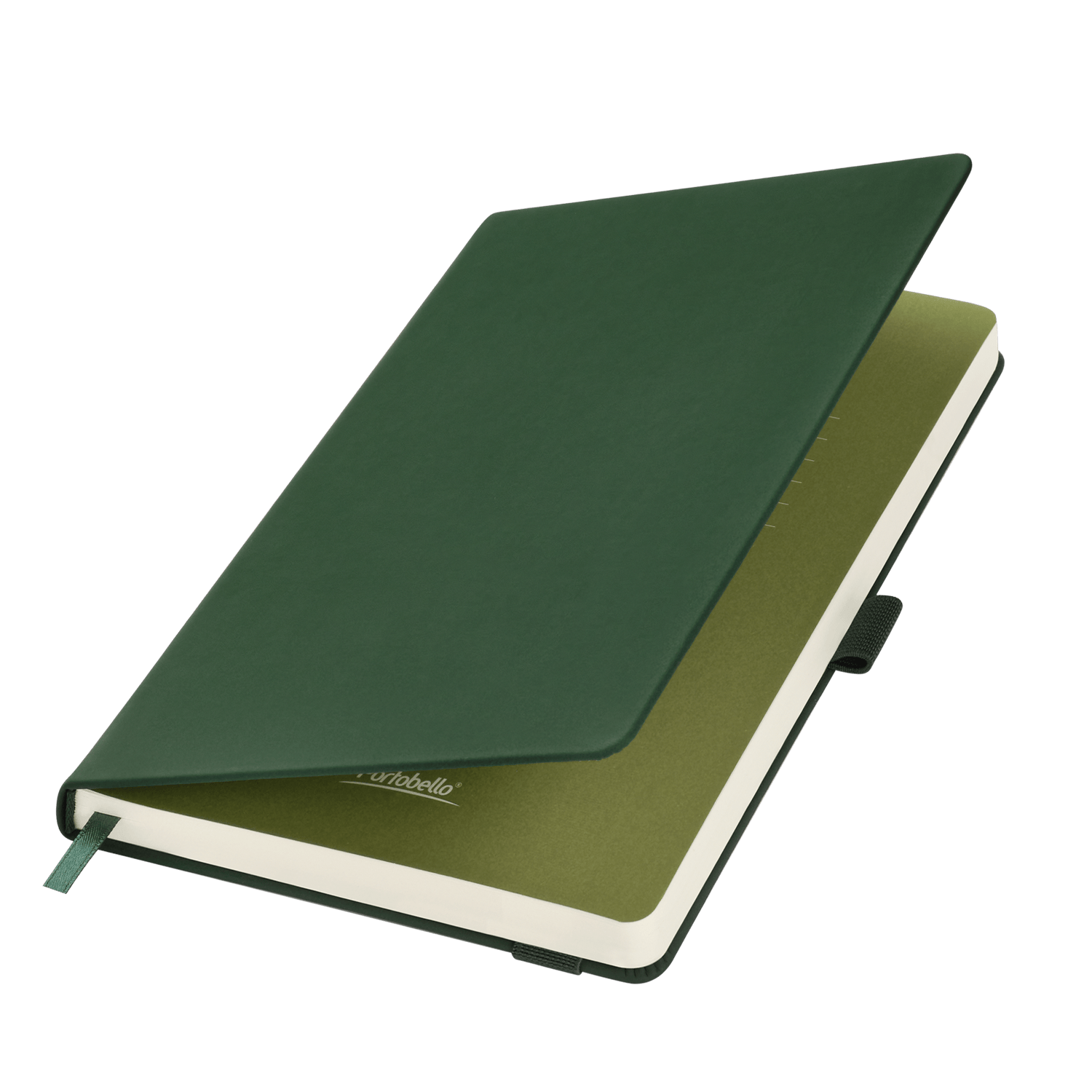 Ежедневник Альфа (Alpha) недатированный, зеленый/оливковый